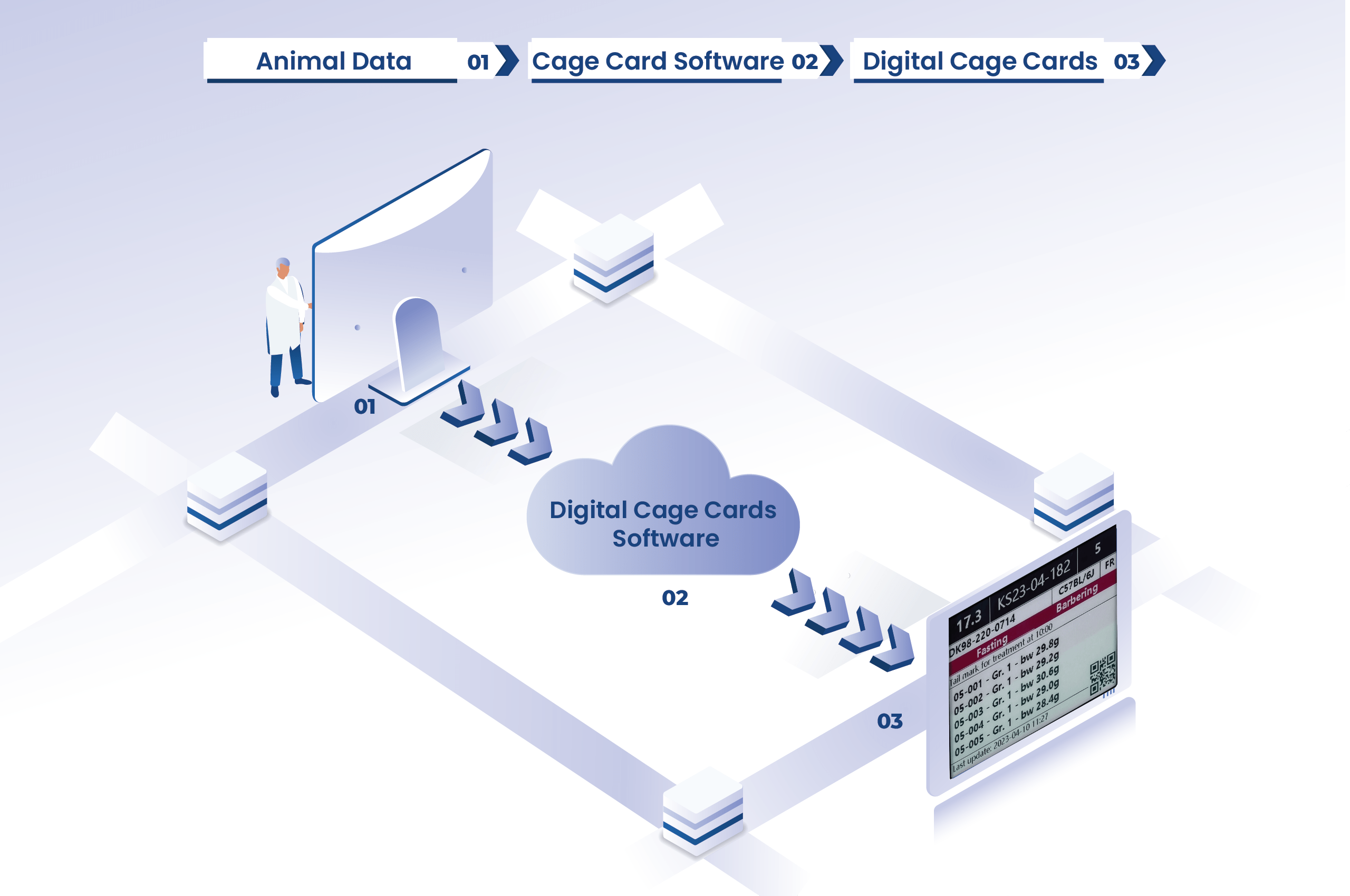 Digital Cage Cards Solution