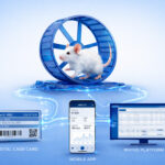 Digital cage card, mobile app, and in vivo platform connected to laboratory mouse