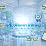 PicoTeam InVivo digital platform for severity compliance in animal research, featuring real-time traceability, embedded compliance, regulatory readiness, and automated audit trails.